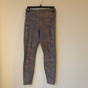 Reflective Camo Print Leggings